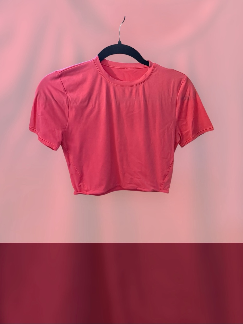 Lululemon Wundermost Ultra-Soft Crewneck Cropped T-Shirt